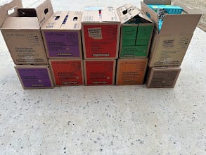 Girl Scouts cookie drive, community volunteering.